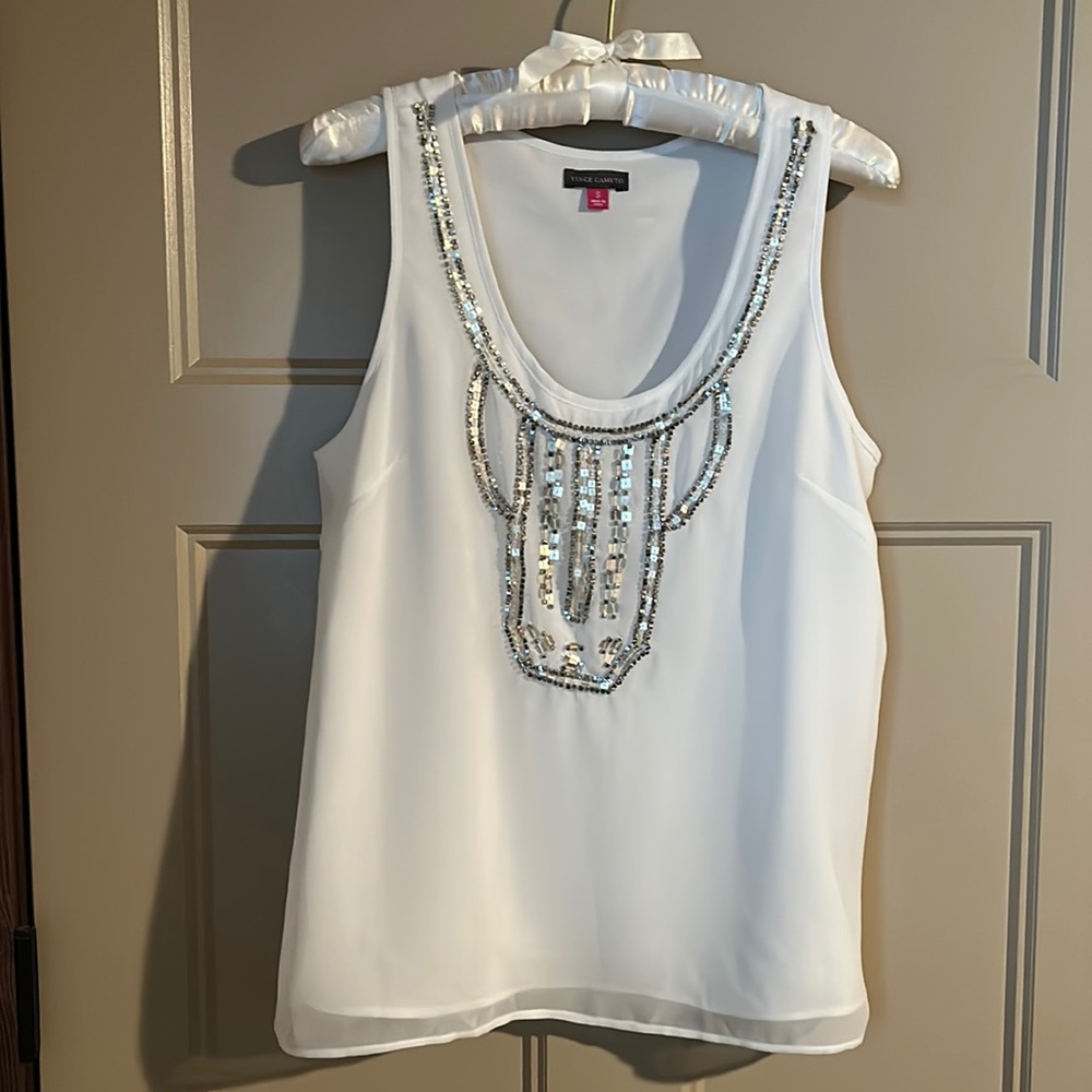 Vince Camuto embellished top